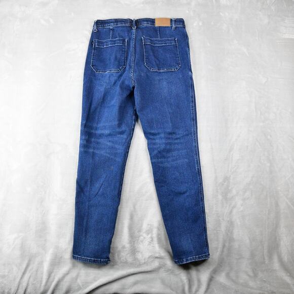 Judy Blue Jogger Jeans Womens 15/32 (33x30) Blue Denim Drawstring High Rise - Picture 6 of 11